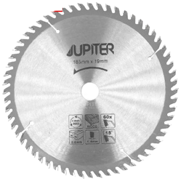 주피터 목공용 톱날 원형톱날 7인치