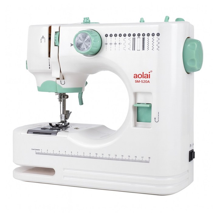 이지루프 간편한 공업용 재봉틀 가정용 휴대용 멀티 미니 미싱기 두꺼운 오버록 미싱, 재봉틀 기본형