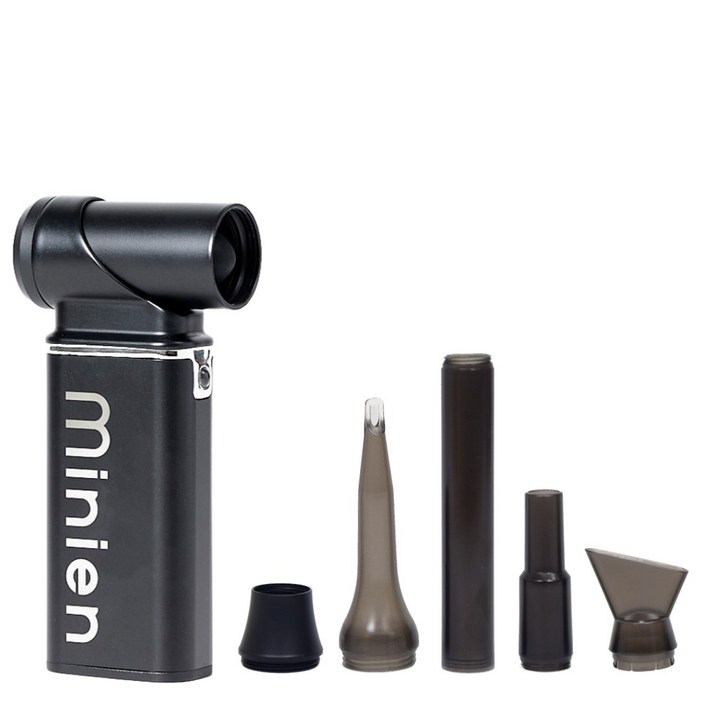  미니엔 3세대 슈퍼에어건 무선 차량용 청소기, 블랙, AIR-1000