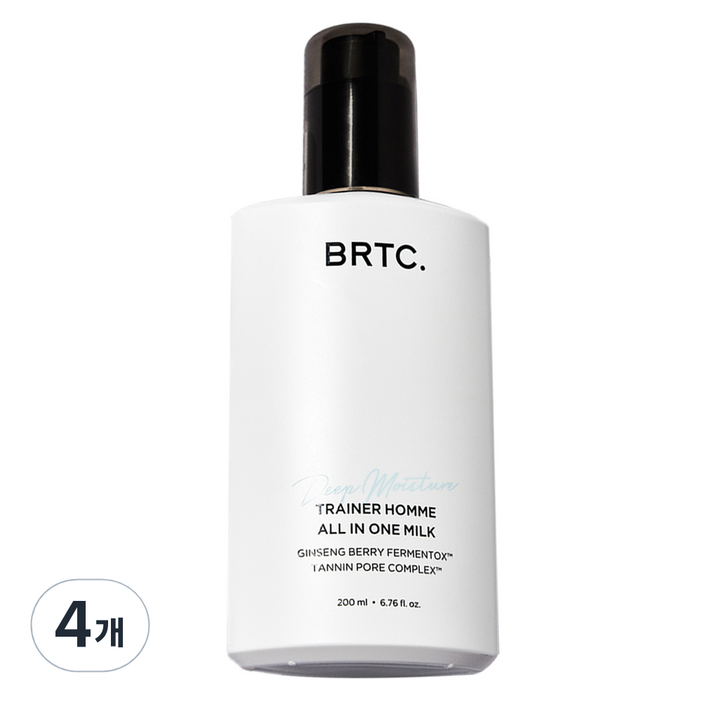 비알티씨 트레이너 옴므 올인원 밀크, 200ml, 4개
