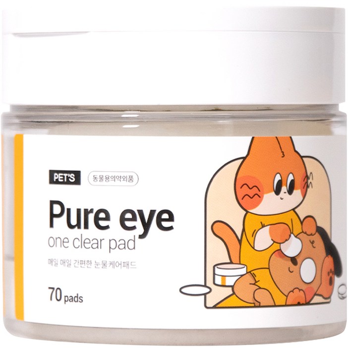 정글몬스터 퓨어 아이 원클리어 눈물 케어 패드, 200ml, 1개 정글몬스터 퓨어 아이 원클리어 눈물 케어 패드, 200ml, 1개
