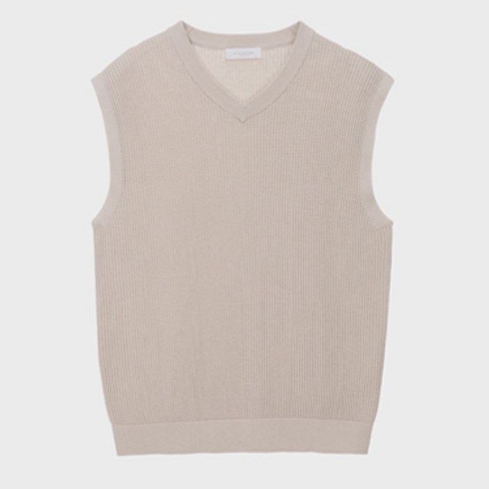 마인드브릿지 남성용 브이넥 오버핏 베스트 MXVT3120