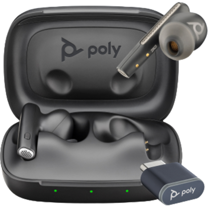 POLY 플랜트로닉스 블루투스 이어폰, VOYAGER FREE 60 UC, 단일색상