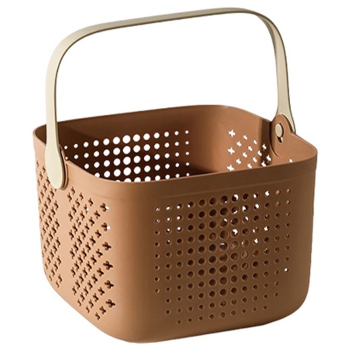 블럭마트 욕실 휴대용 사각 목욕바구니