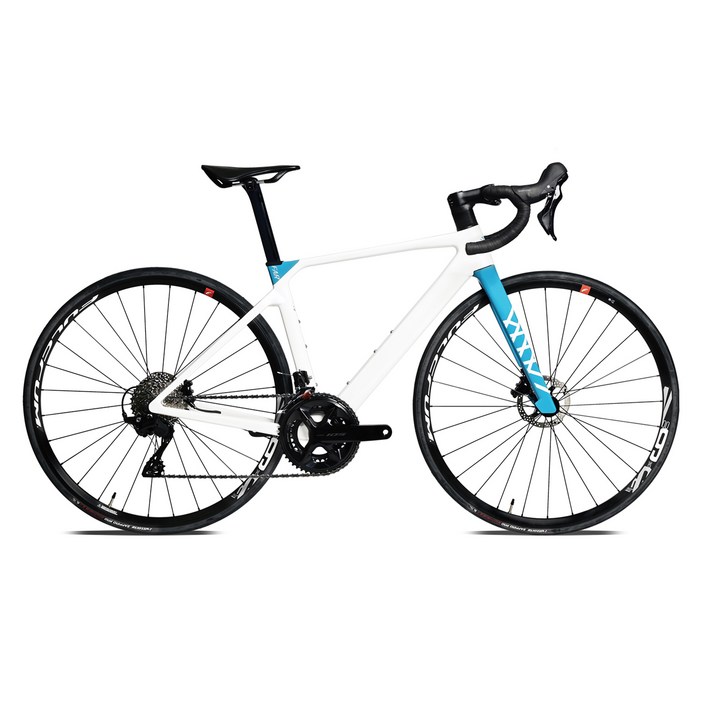 파스포츠 시마노 105 완성 자전거 XXS RAF Z06, WHITE N BLUE, 1개, 163cm