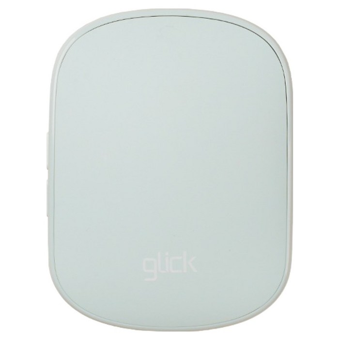 지클릭커 오피스프로 슬라임 미니 블루투스 무선 마우스, 블루, OP10