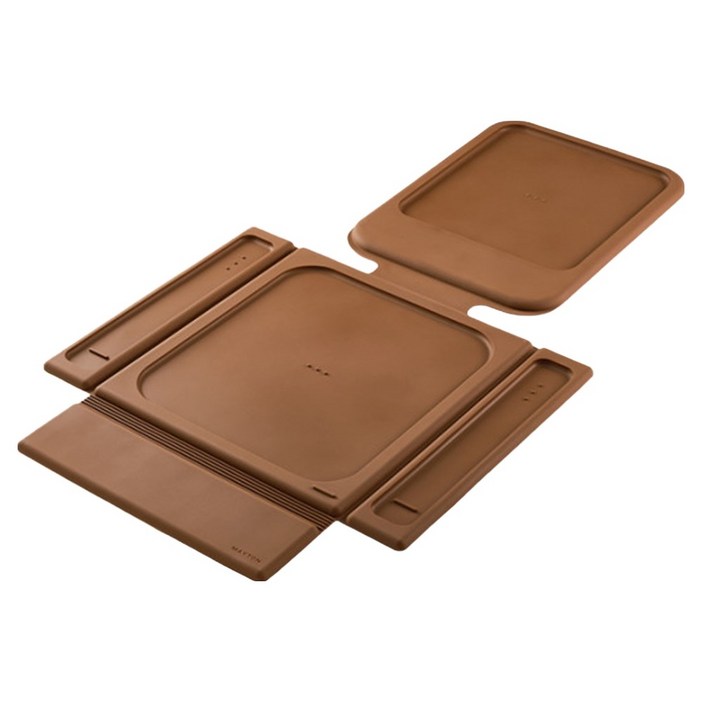 메이튼 차량용 실리콘 실리가드 보호매트, 브라운, 1개