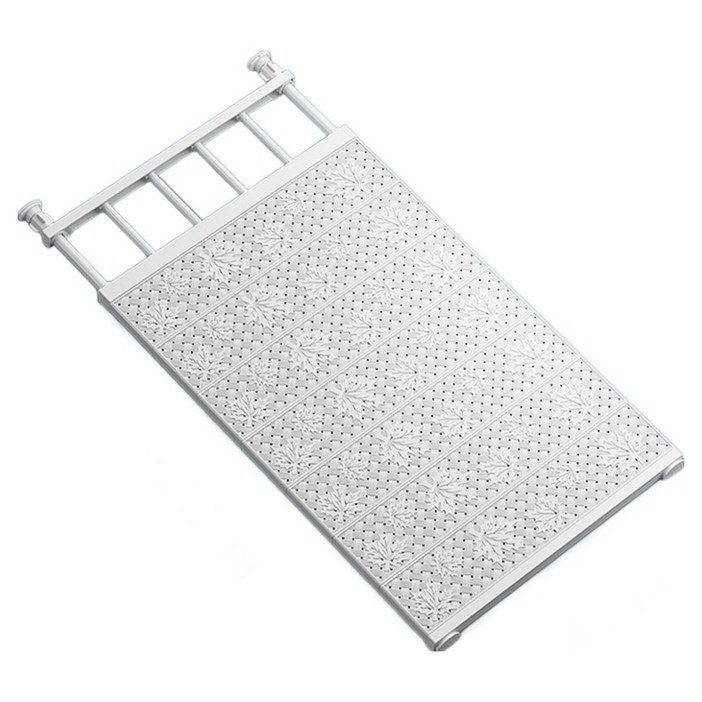 홈스토리즈 다용도 길이조절 선반 파티션 압축 봉 초강력, 화이트, 1개