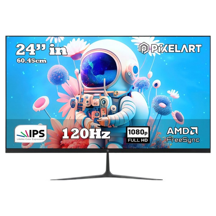 픽셀아트 FHD IPS 120Hz 게이밍 모니터, 60.45cm, PA2442IPS무결점