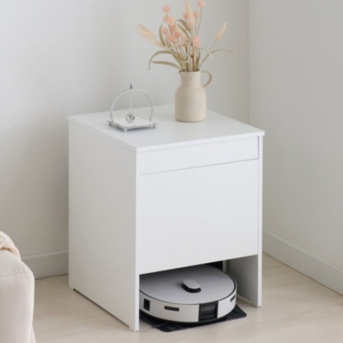 제우스가구 라인 DIY 로봇청소기 수납장