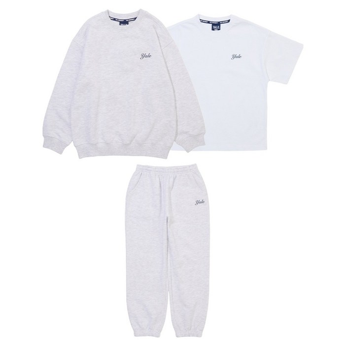 예일키즈 아동용 핸섬댄 맨투맨  반팔 티셔츠  조거팬츠 세트 YJCCSEF13427