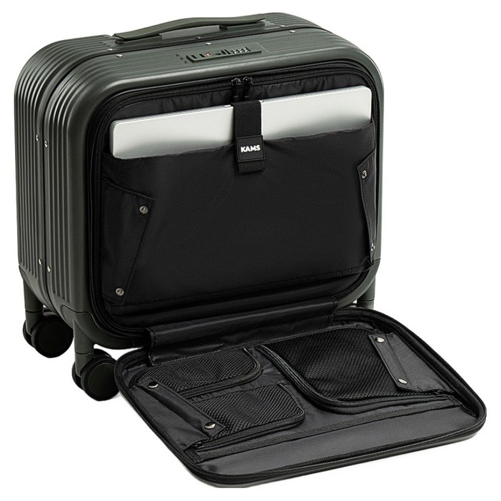 캄스 포트온 앞포켓 전면개방 기내용 미니 캐리어 35L