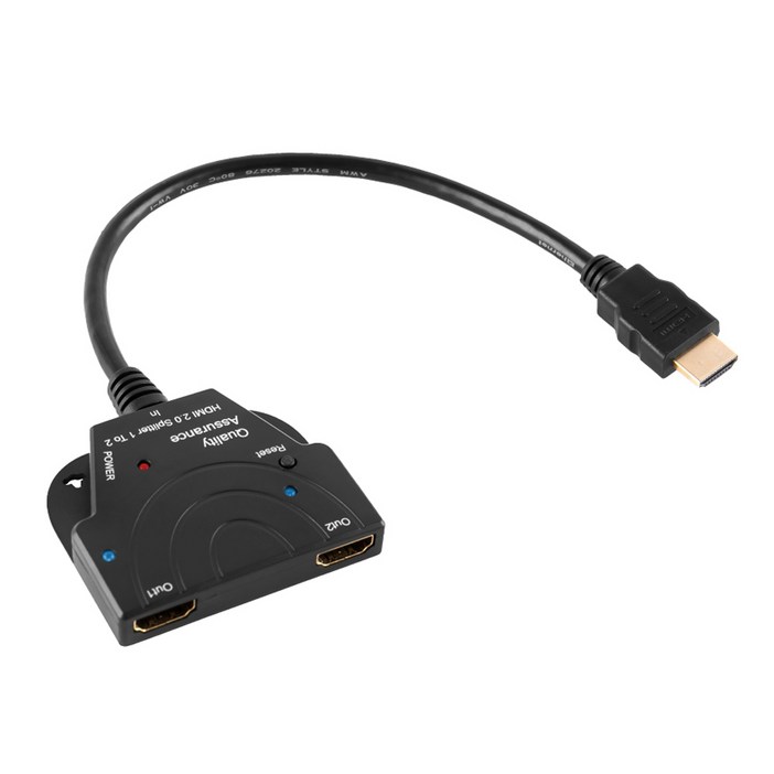퀄리티어슈런스 HDMI 2.0 4K 60HZ 모니터 분배기 Q4K60HZUHD