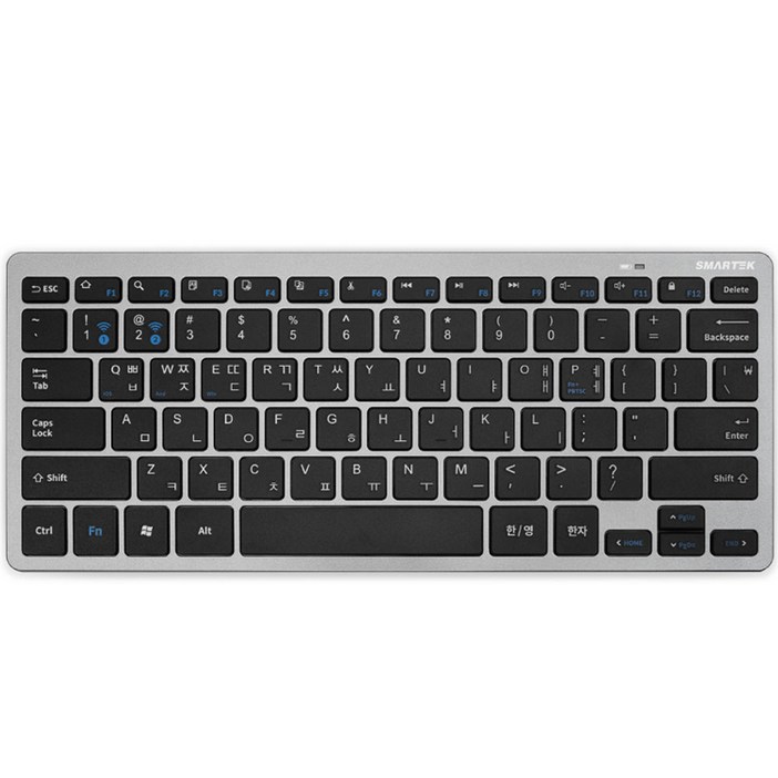스마텍 멀티페어링 슬림 무선 블루투스 텐키리스 키보드