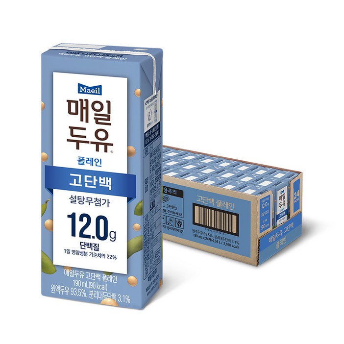 매일두유 고단백 플레인