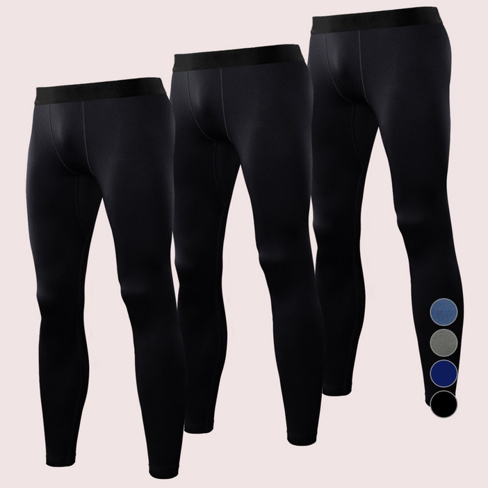 아르메데스 남성용 히트기모 내의 하의 AR33 3매