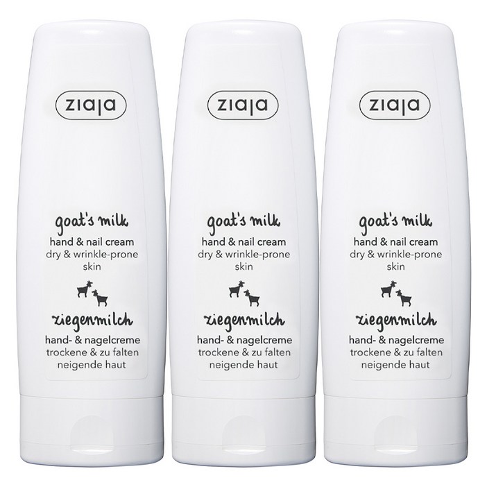 지아자 고드밀크 핸드 앤 네일크림, 80ml, 3개