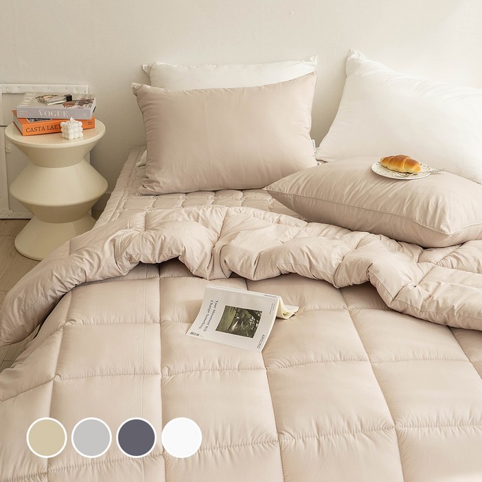 아토앤알로 쉐이프 무지 기능성 차렵이불