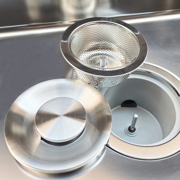 상쾌한집 싱크대 탈수기 배수구 거름망  올스텐 커버 세트, 1세트