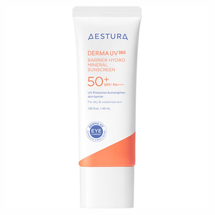 에스트라 더마UV365 장벽수분 무기자차 선크림 SPF50+ PA++++