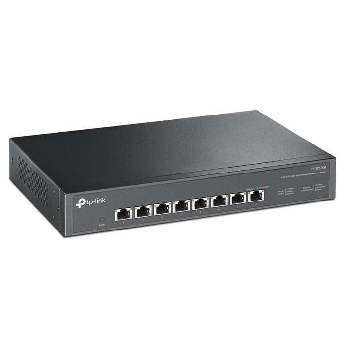 티피링크 8포트 10G 데스크톱 랙 마운트 스위치