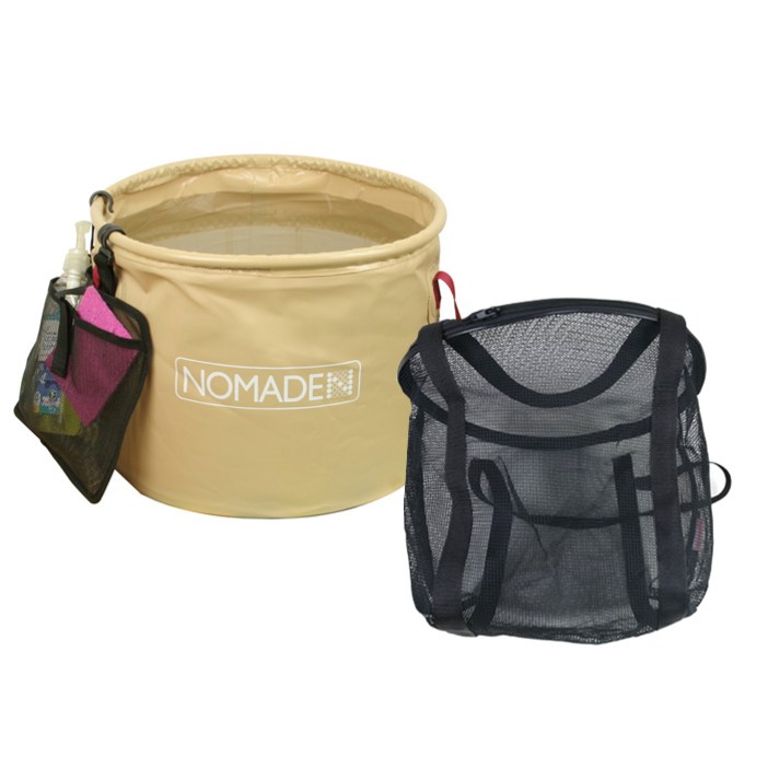 노마드 설거지통 28L+그물망 세트
