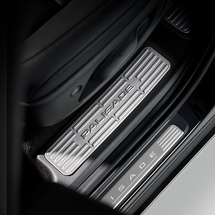 메이튼 팰리카빈 튜닝 용품 스테인리스 도어스텝 2열 커버