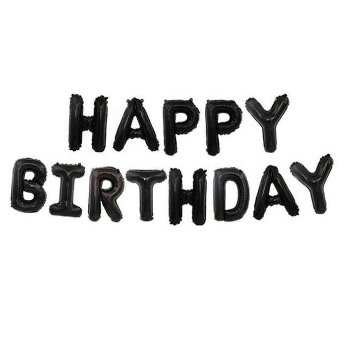 생일글자풍선 해피벌스데이 알파벳 16인치