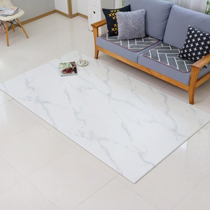 제로벨 PVC 양면 놀이방매트 대형 140x200cm 12T 유아 어린이 층간소음 매트, 양면 스노우마블
