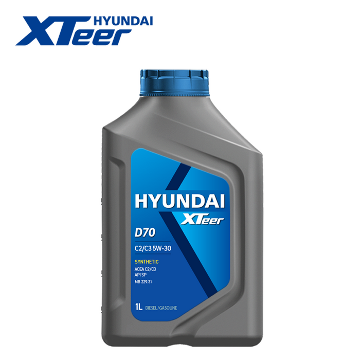 현대 엑스티어 D70 5w30 C2C3 1리터, 디젤 가솔린 엔진오일 100 합성유, 5w30, 1개, 1L