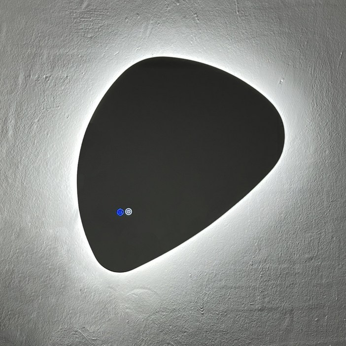 에브리윅 붙이는 욕실 led 거울 간접조명 대형 비정형 안개제거, 단일색상