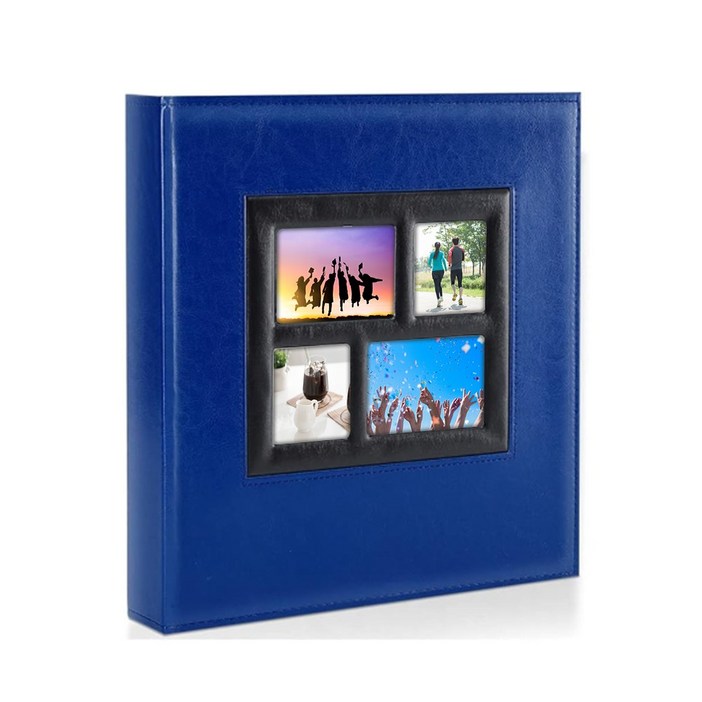꿈꾸던라이프 포토 앨범 가죽 사진첩 4X6 포켓식 1000장, 블루4X6 1000장, 100매 꿈꾸던라이프 포토 앨범 가죽 사진첩 4X6 포켓식 1000장, 블루4X6 1000장, 100매
