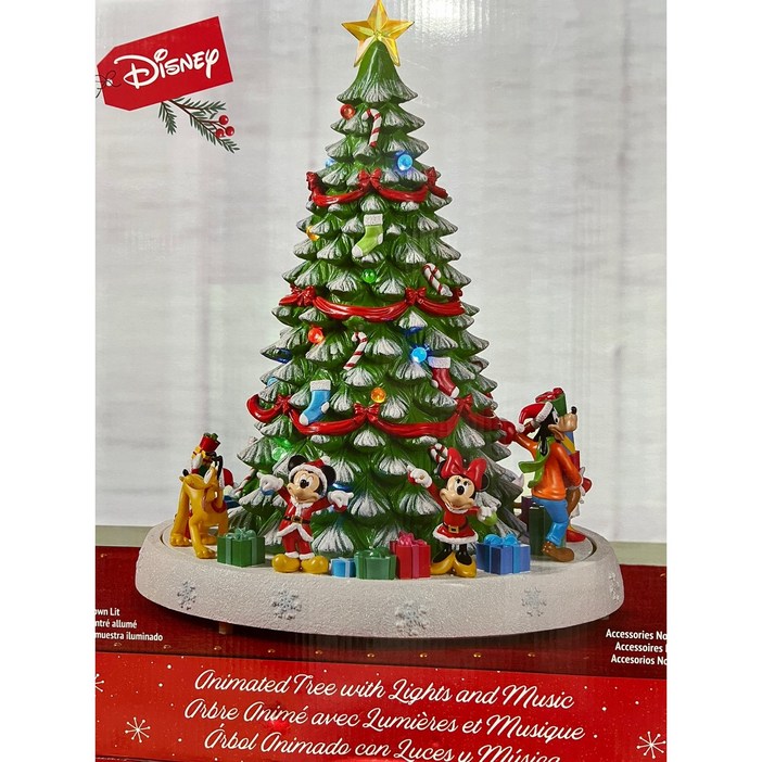 무료배송 디즈니 크리스마스 트리 멜로디 장식 높이 40cm 코스트코