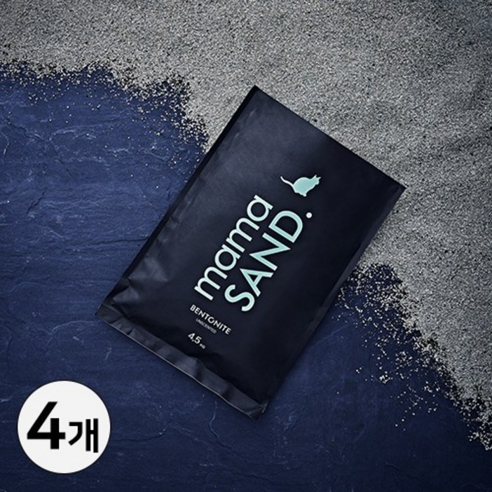 마마샌드 벤토모래 언센티드 (무향) 4.5kg, 4개, 4.5kg, 4개