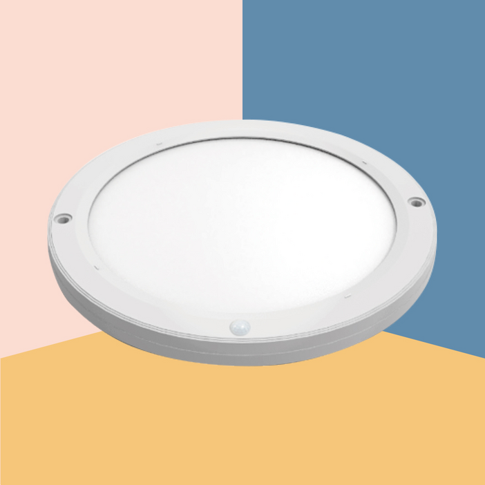 장수램프 8인치 엣지 원형 LED 센서등 20W 현관등 베란다등 복도등, 주광색하얀색, 1개