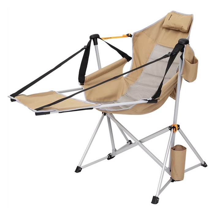 킹캠프 접이식 흔들 의자 + 발판 수납가방 세트