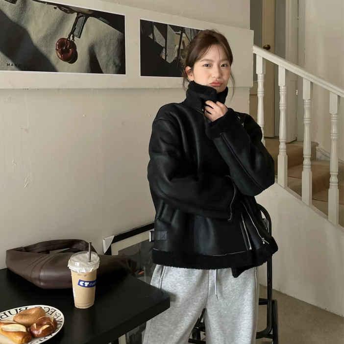 루메코23 오버핏 무스탕 J60