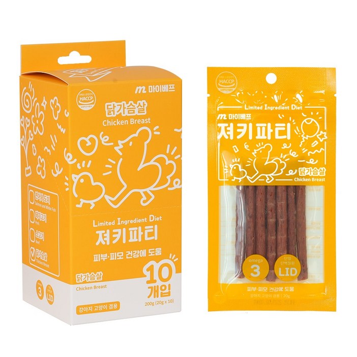 마이베프 LID 져키파티 고양이 강아지간식