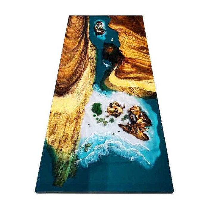 디자인 아트 레진 테이블 우드슬랩 우드레진 에폭시