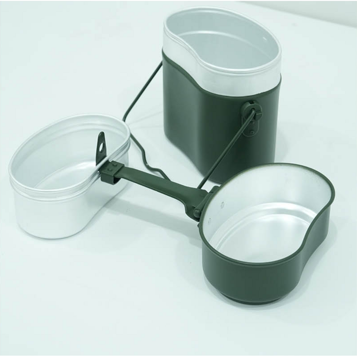 구식 군용 도시락 좀더큰 독일식 반합 캠핑용 코펠