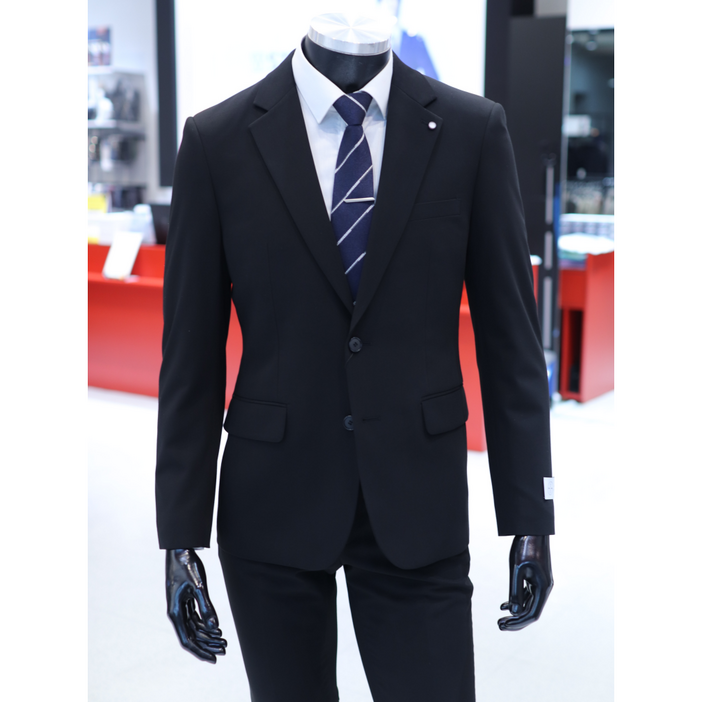 STCO 사계절 블랙 스판 수트 정장 슬림핏 SSJVZ01SET