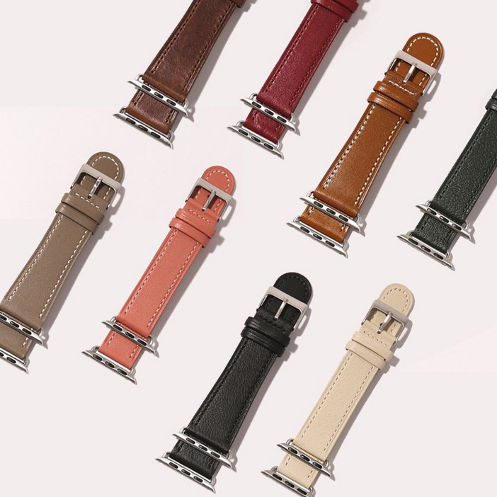 로이드 애플워치 호환프리미엄 가죽 스트랩 밴드 4038mm 16종 택1
