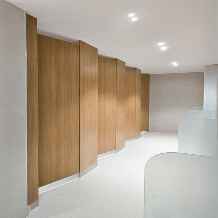 맞춤제작 우드 화장실 칸막이 모던 우드 큐비클 상가 카페 관공서용 고급형