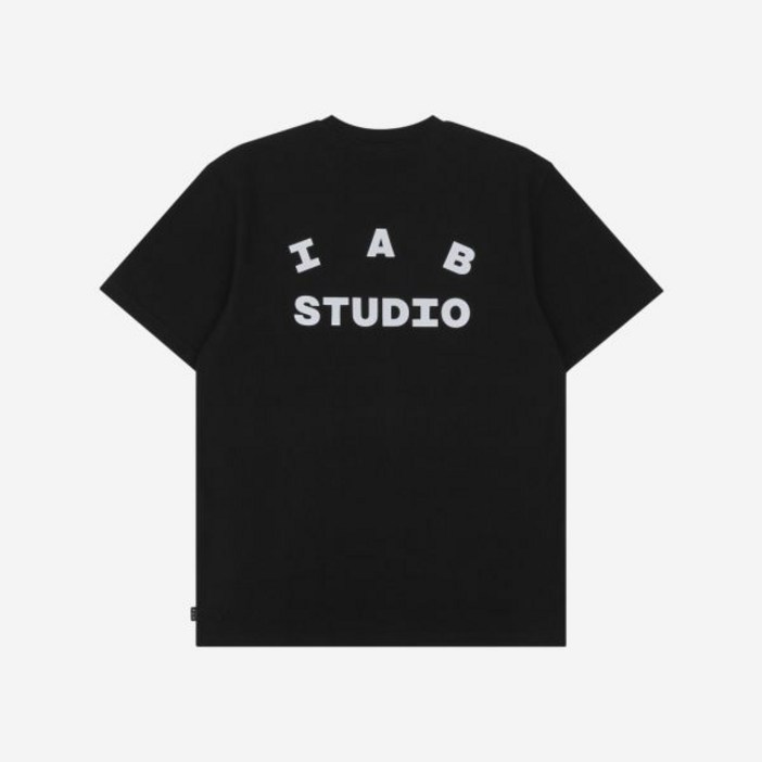 정품 보증 아이앱 스튜디오 티셔츠 블랙 화이트 IAB Studio TShirt Black White