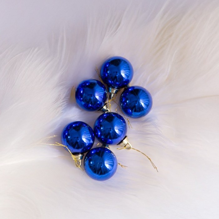 파란 트리볼 6개입 (4cm, 6cm)