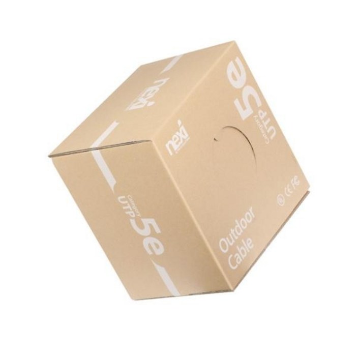 NEXI 넥시 CAT.5E UTP 랜케이블 옥외용 블랙300m1롤박스NX1526