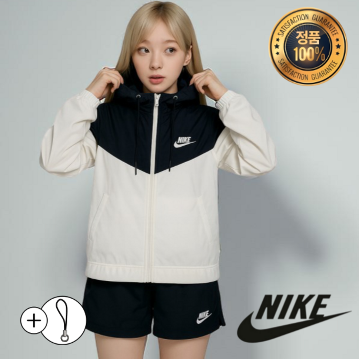 백화점매장판 나이키 윈드러너 바람막이 남여공용 간절기 자외선차단 러닝 버너 후드 자켓