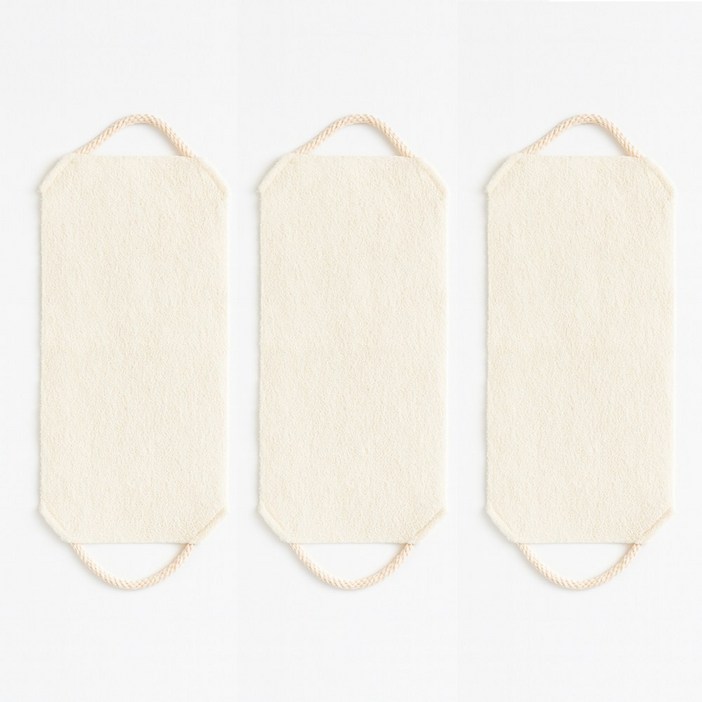 럭키페니 셀프 등밀이타올, 1개, 3개입, 아이보리