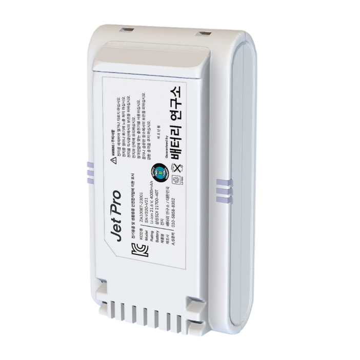 삼성 제트 무선 청소기 배터리 팩 VCA-SBT90라인 국내제작 호환용 보증기간 1년, 대용량, 1개, VCA-SBT90E(화이트)