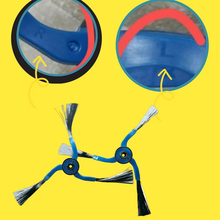 로봇청소기 부품 사이드 브러시 삼성 나비봇t vcrm96w sr8751, 8개, navibot 로봇